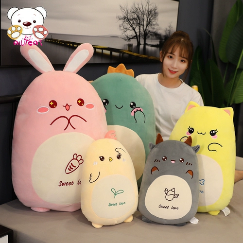 Милый плюшевый кролик, игрушка, подушка для сна, кукла, талисман, год кролика, талисман года