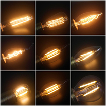 Edison Retro LED bulb E14 small screw slide tail crystal chandelier tungsten wire with light source bulb