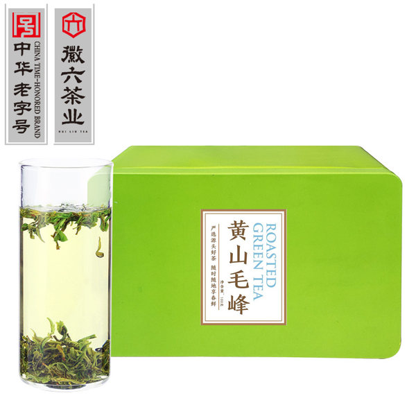 中华老字号 徽六 雨前揉捻黄山毛峰绿茶 100g 天猫优惠券折后￥9.9包邮（￥99.9-90）