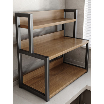 Kitchen spice storage rack countertop multi-layer function