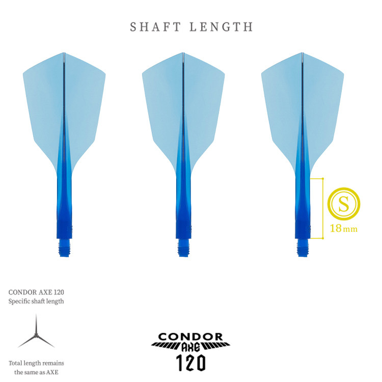 CONDOR AXE 120 Standard:神鹰新款三叶尾翼,飞镖界的颜值担当!-镖翼-淘宝百科网