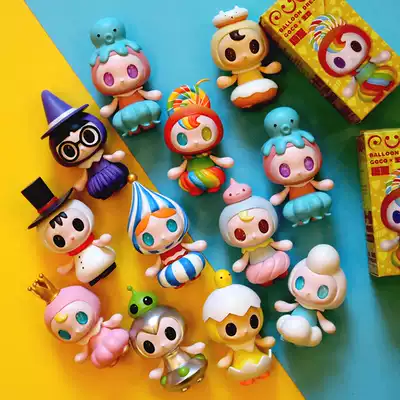 Genuine bulk puwa bubble skirt series blind box different world cute doll two-dimensional model decoration car decoration