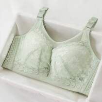 Lingerie womens thin breasts show small without steel ring fat MM Big Cup upper support gathering summer anti-light large size bra