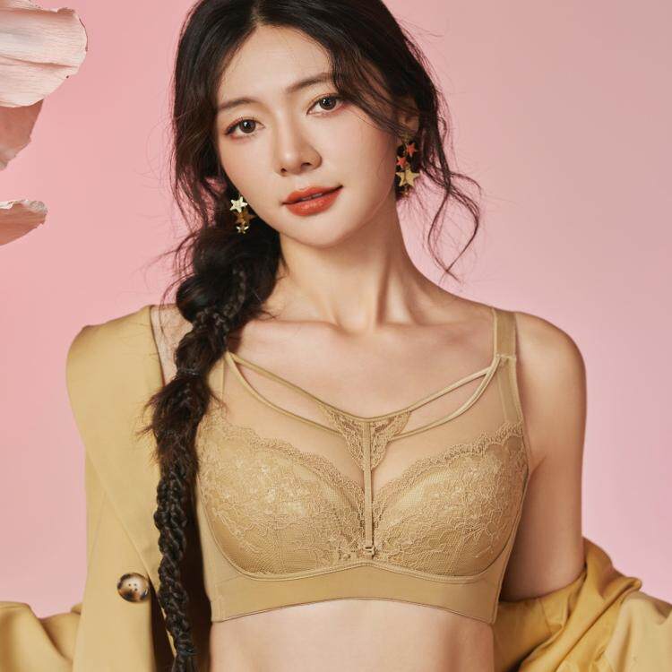 如何挑选一件既能大胸显小又能性感的高端蕾丝刺绣无海绵🧽胸罩?