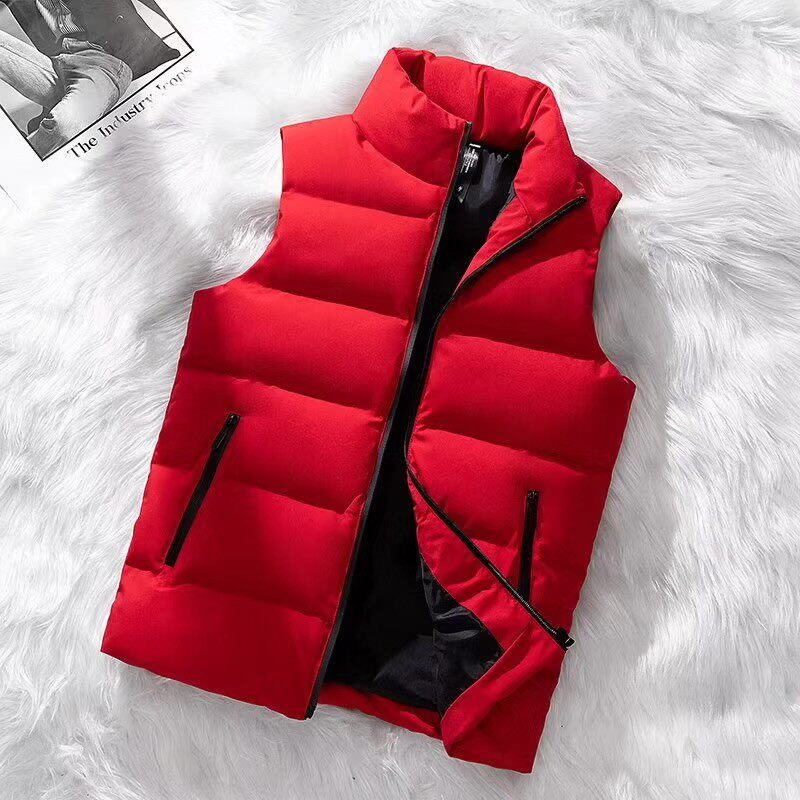 Clearance Sale: Oversized down Vest for Men and Women, 2023 Autumn/Winter Warm Sleeveless Short Vest Jacket