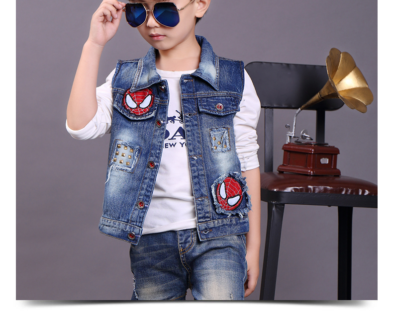 Gilet garcon en toile - Ref 2067981 Image 9