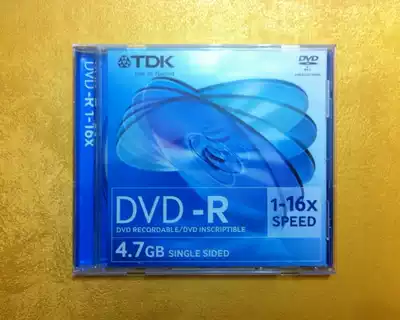 TDK DVD-R burning disc 1-16 times the speed blank burning disc 4 7GB single disc Origin Taiwan