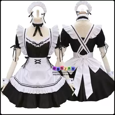 Miracle warm cos clothes maid clothes lolita dining room maid clothes Anime clothing hand game anchor clothing