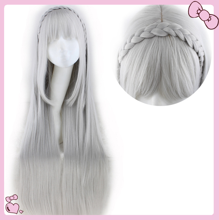 Life in a different world from scratch Emilia cos styling wig Emilia anime costume props