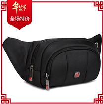 Swiss Army Knife Mens Chest Bag Outdoor Waterproof Sports Mountaineering Running Casual Pocket Bag Korean Style Trendy Canvas Messenger Bag