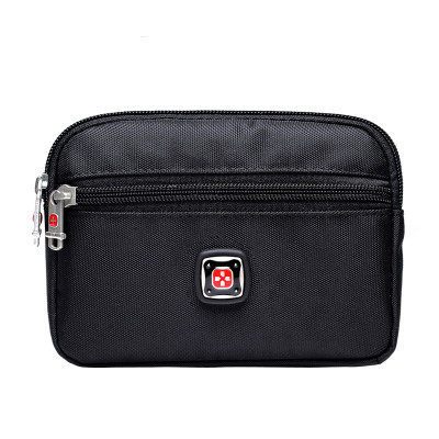Swiss Army knife mobile phone belt bag canvas wear belt 6.4 inch 7 inch belt bag men casual bag wear belt coin purse