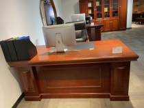 Dongye solid wood paint Chinese style desk corporate president executive desk modern boss table tables and chairs government office furniture