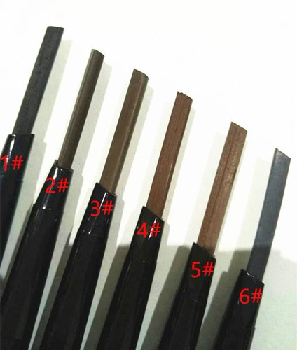 Двусторонний водостойкий карандаш для бровей, не растекается, не стирается, подходит для начинающих