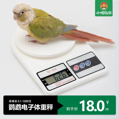 Шкала веса попугай Электронное взвешивание называется профилактикой заболеваний Tiger Skin Peony Suanfeng AI Scale Scale Bird Birds Scale
