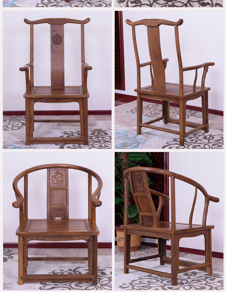 Куриное крыло дерево новое чайное стол 6 -piece set_14.jpg