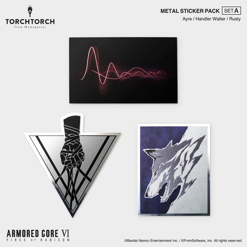 Torch Torch Armored Core 6 Realm Skyfire Emblem Metallic Texture Sticker Card Sticker
