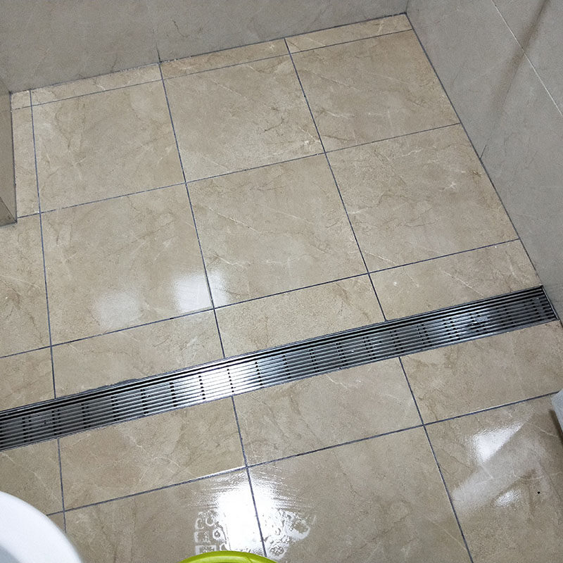 淋浴房间隔断排水地漏排水快干湿分离不踢脚条形排水装置线性地漏