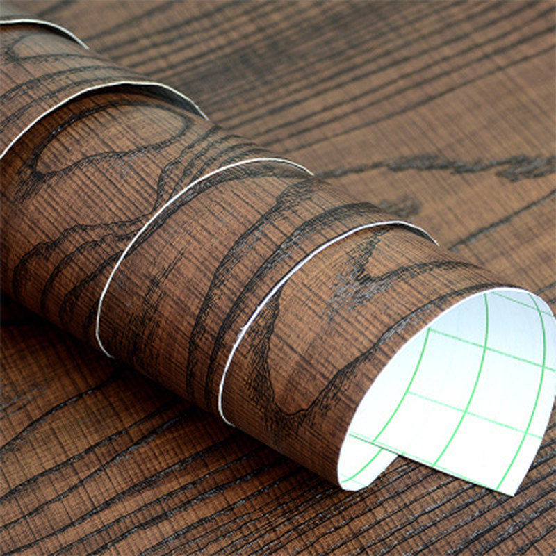 Wood tape self-pasted paper cabinet cabinet self-pasted Boeing soft film furniture refurbished sticker wall sticker