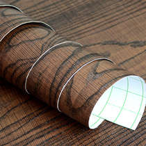 Wood grain self-adhesive stickers wardrobe cabinet self-adhesive stickers waterproof Boeing soft film furniture refurbished stickers wall stickers