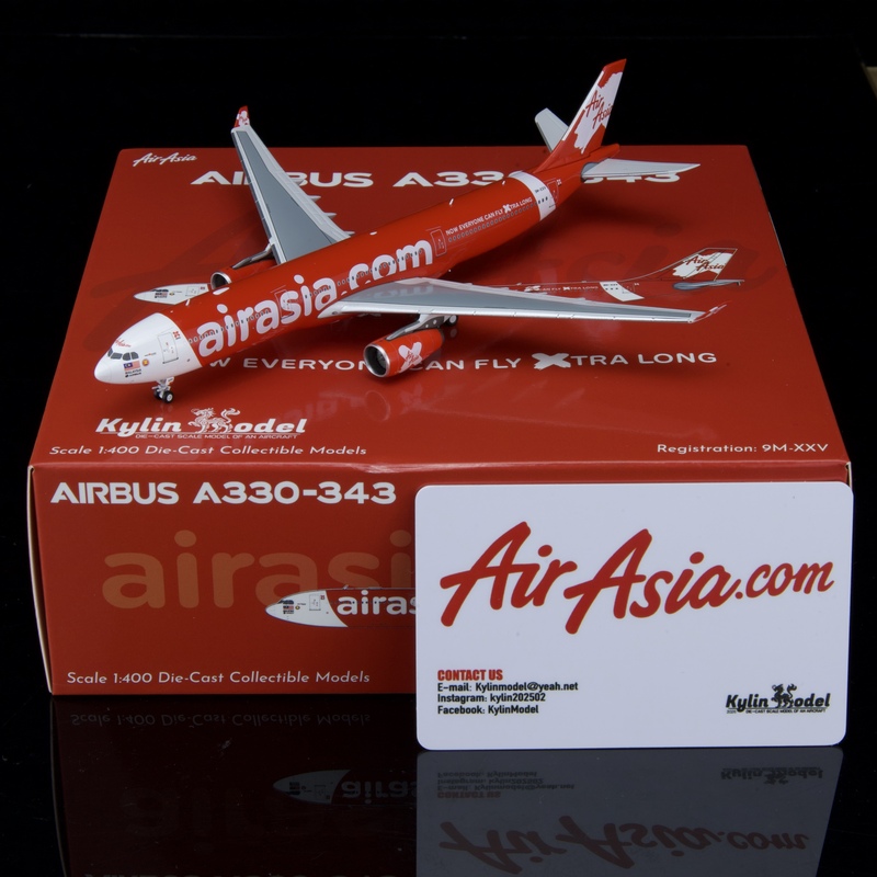 Kylin Models K333Axm01 1:400 Asia Airlines A330-343 9M-Xxv