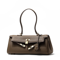 Leather Joker Fashion Solid Color Bag Hand bag 0082#