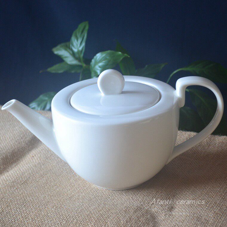 Foreign trade original single tail goods new bone china 900ml household filter teapot coffee cold kettle with cup clearance