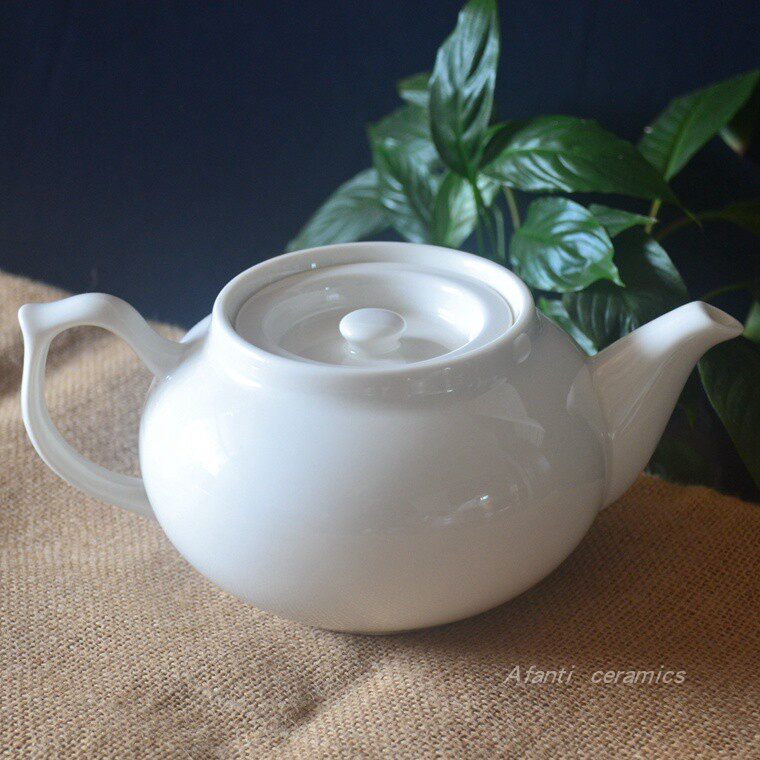 Foreign trade original single tail new bone china 850ml household easy to clean leak-proof oil pot filter teapot cold kettle clearance