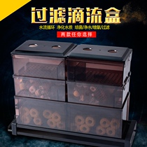Fish tank filter box top filter dry and wet separation filter tank aquarium filter equipment