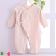 Bộ đồ cotton cho bé sơ sinh liệt nửa người mùa thu và mùa đông áo liền quần ngộ nghĩnh cho bé