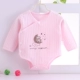 Quần áo trẻ em bằng vải cotton ôm ngực một phần vào mùa hè và mùa xuân Phong cách sơ sinh jacquard đáy quần đóng áo trẻ em - Áo liền quần