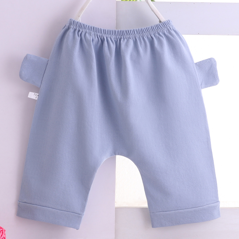 Quần bé mùa xuân và mùa thu mỏng bé hậu cung quần lớn pp quần nam 1 2 tuổi cotton bên ngoài mặc mông quần quần trẻ em