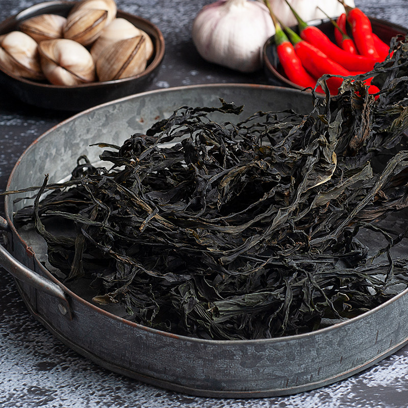 萌娜哒裙带菜干海带100g*24袋韩式海带汤盐渍裙边海带边凉拌-裙带菜-淘宝百科网