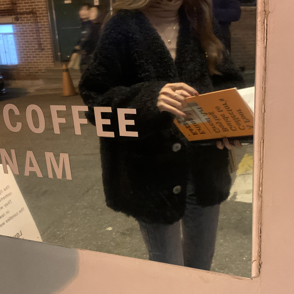 Minimum sea homemade retro V collar lamb wool coat female autumn winter new 100 hitch slim loose jacket