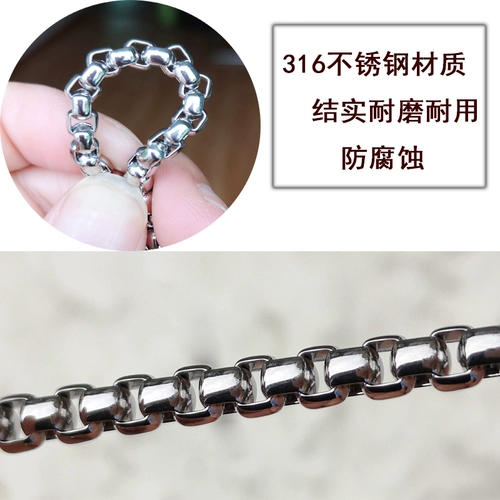 Брелок из нержавеющей стали, сумка для пожилых людей, аксессуар для сумки, подвеска