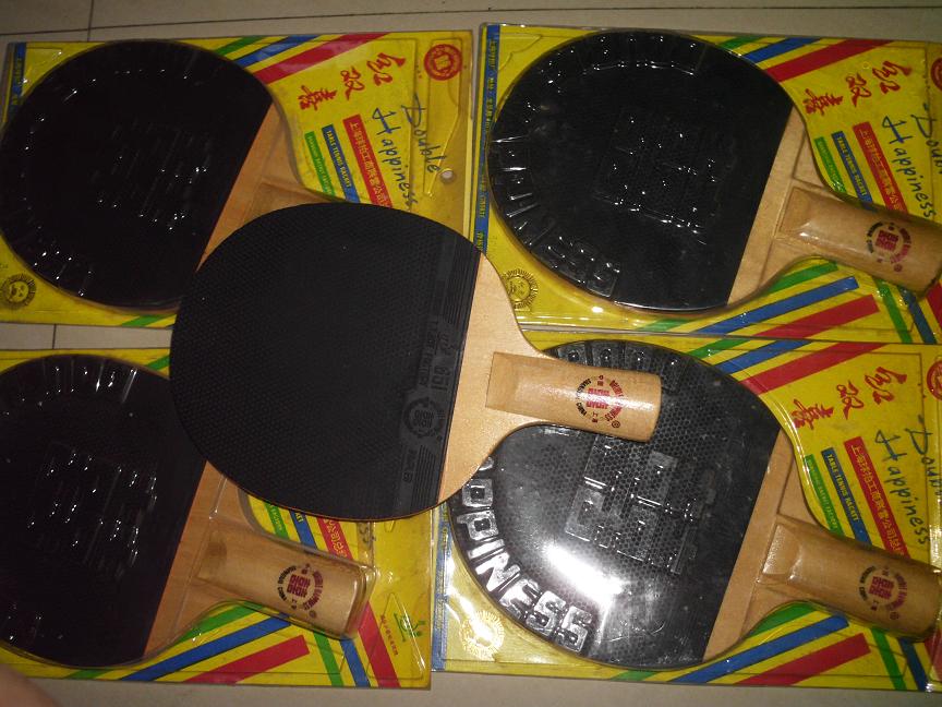 Classic Nostalgia Old Red Double Joy 7 Floor Bottom Plate Straight Beats Straight Plate Table Tennis Racket Single-sided Positive Glue One Lip Price: 150-Taobao