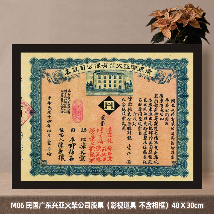 M06 Republic of China old objects match stock retro Hong Kong-style tea restaurant restaurant private room Sichuan and Hunan restaurant decoration hanging painting