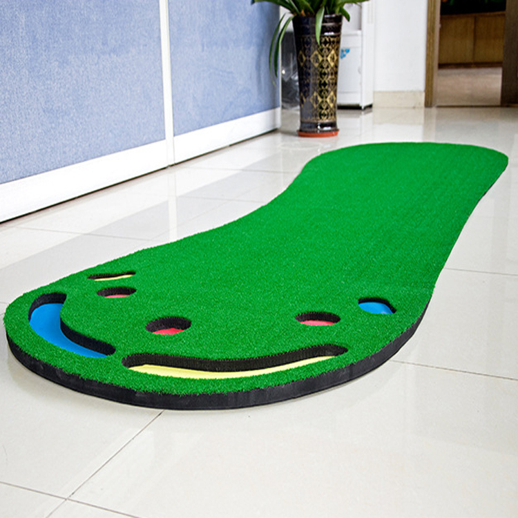 Indoor Golf Pushrod trainer Mini Fruit Ridge Large footed Training Blanket Home Children Golf Lawn Rug