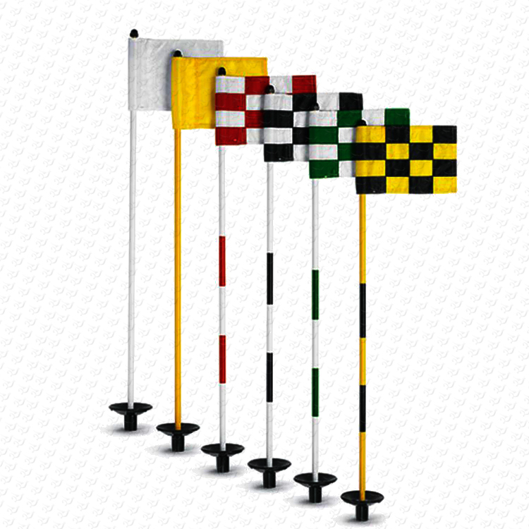 Inside and outside Golf practice Fruit Ridge Chess Rod 85cm Push Rod Kuling Banner Mark Golf Practice Field Little Chess