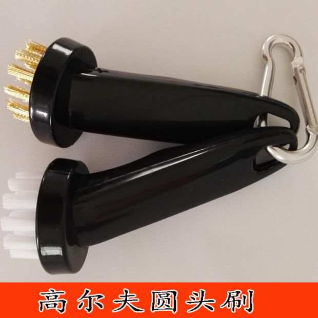 Bàn chải làm sạch golf ba với bàn chải đa chức năng câu lạc bộ golf làm sạch bàn chải giày golf bàn chải phụ kiện golf giày đánh golf giá rẻ