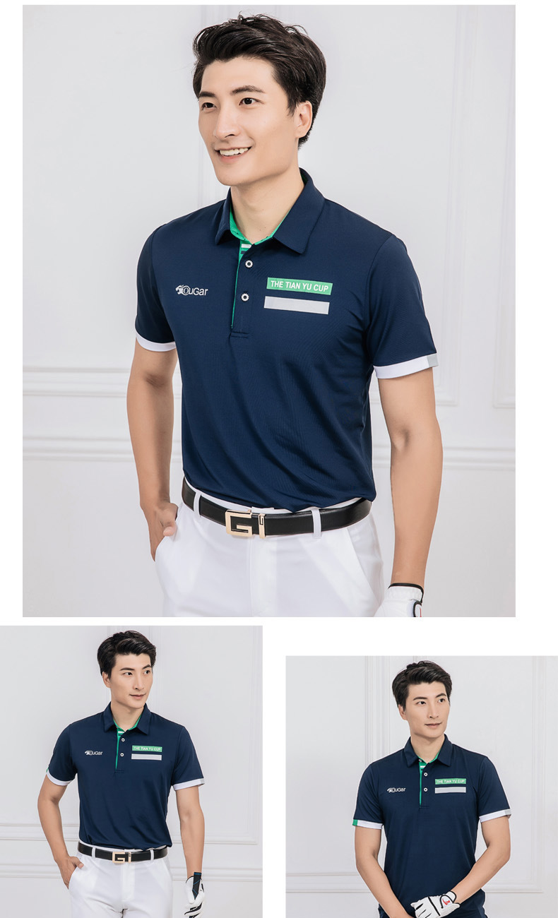 Trang phục golf mùa hè mới cho nam áo thun ngắn tay áo polo GOLF quần áo bóng quần áo thể thao nam quần áo bán bộ gậy đánh golf