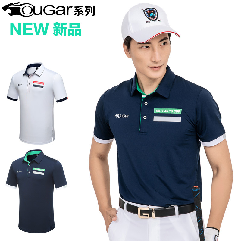 New Summer Golf Clothing Men Short Sleeve T-shirt Polo Shirts Polo Jersey GOLF Jersey Men Sports Ball Clothes