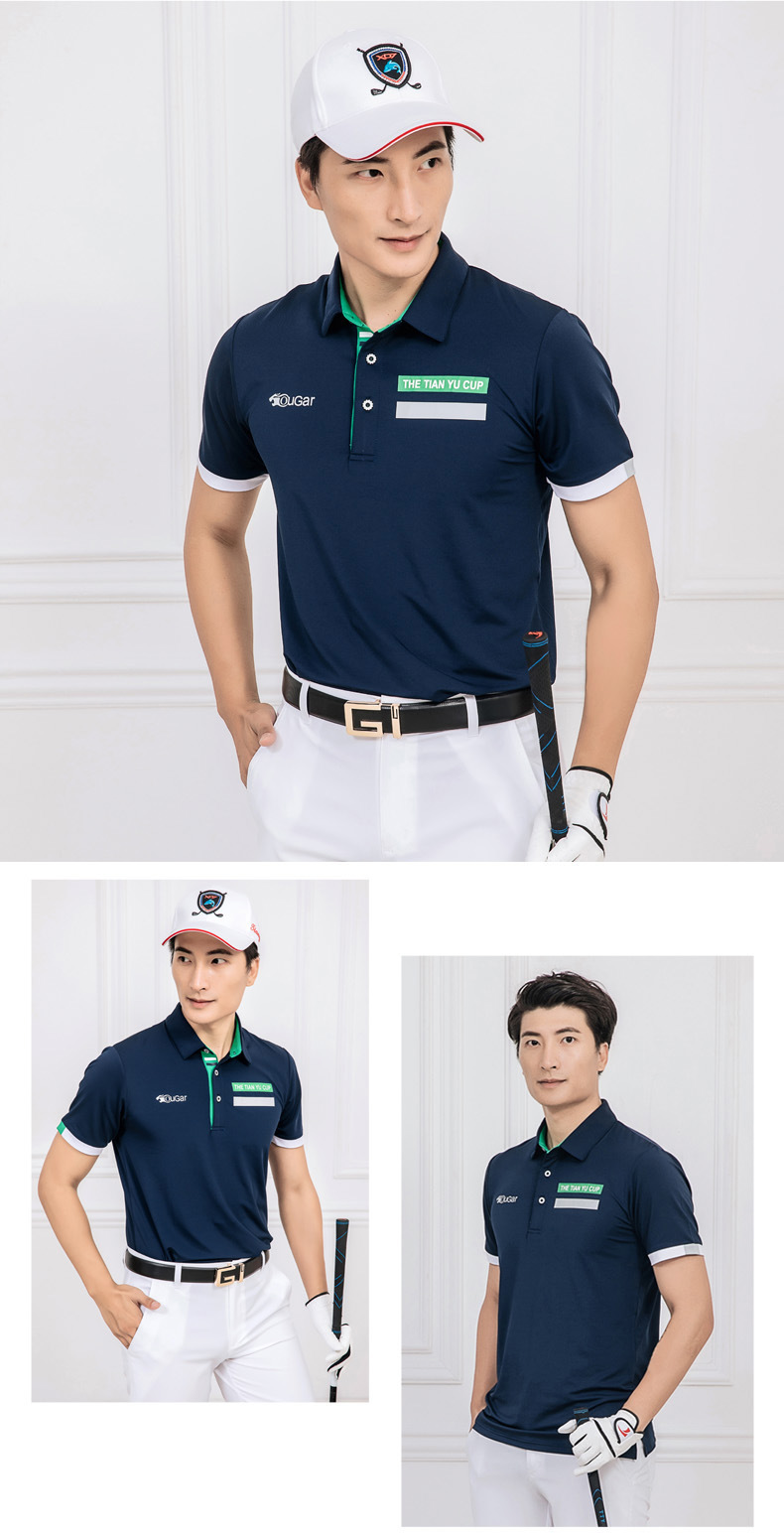 Trang phục golf mùa hè mới cho nam áo thun ngắn tay áo polo GOLF quần áo bóng quần áo thể thao nam quần áo bán bộ gậy đánh golf