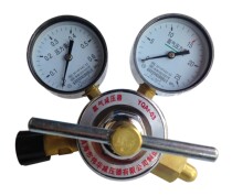 Double meter head argon pressure reducer YQAr-03 pressure reduction gauge double meter head argon gas meter 73l intake all copper thread