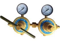 Air pressure reducer YQK-11 two-stage pipe air pressure reducing pressure gauge pressure gauge Digital all copper automatic