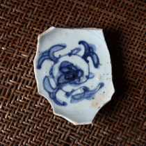Ming Dynasty Ming Dynasty blue and white base model Ming and Qing blue and white porcelain specimens ancient porcelain specimens Qing Dynasty old porcelain specimens