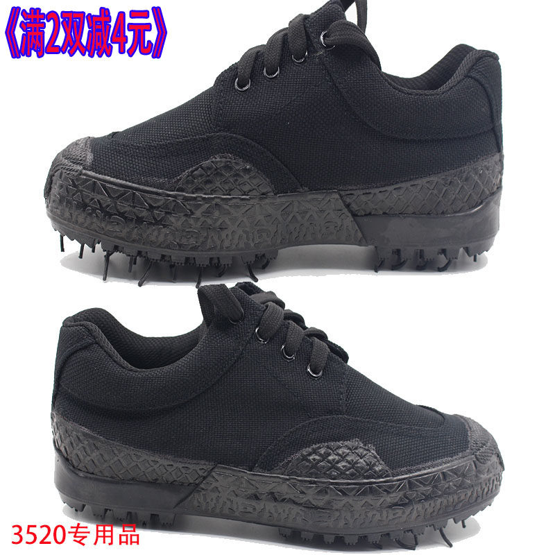 3520 black low-top rubber shoes non-slip rubber shoes student training shoes migrant workers shoes wild fishing rubber shoes labor protection men's shoes