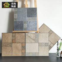 American pastoral outdoor country courtyard small yard floor tile non-slip outdoor villa garden balcony floor tile antifreeze