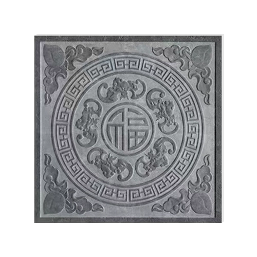 Китайский стиль двор земли на землю, Zi Park Square Garden Anti -Smooth Tile Hot Pot Hotel, Магазин мебели красного дерева, кирпич