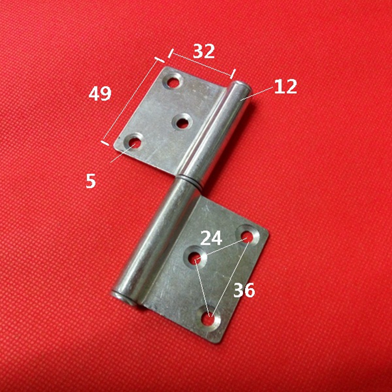 4 FLAG-SHAPED HINGE FIREPROOF DOOR HINGE DETACHABLE HINGE BANNER-SHAPED HINGE WELDING HINGE