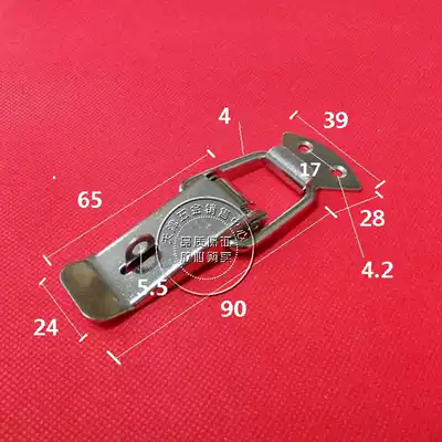Box buckle instrument wooden box lock buckle tool box spring box buckle iron buckle spring lock 102